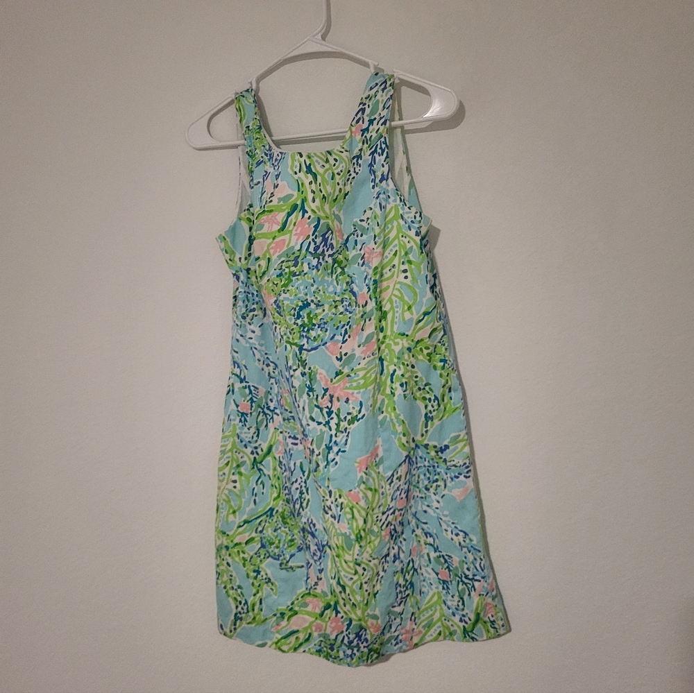 Lilly Pulitzer Cathy Shift Dress Blue Heaven Womens Spring Summer
